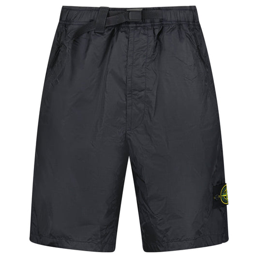 STONE ISLAND LIGHT RIPSTOP CORDURA® ADVANCED FABRICS SHORTS – BLACK