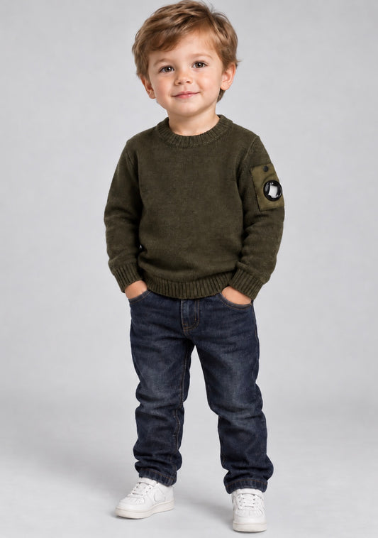 C.P. COMPANY KNITTED JUNIORS JUMPER