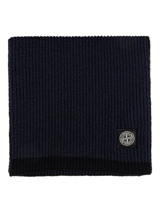 STONE ISLAND RIBBED SCARF