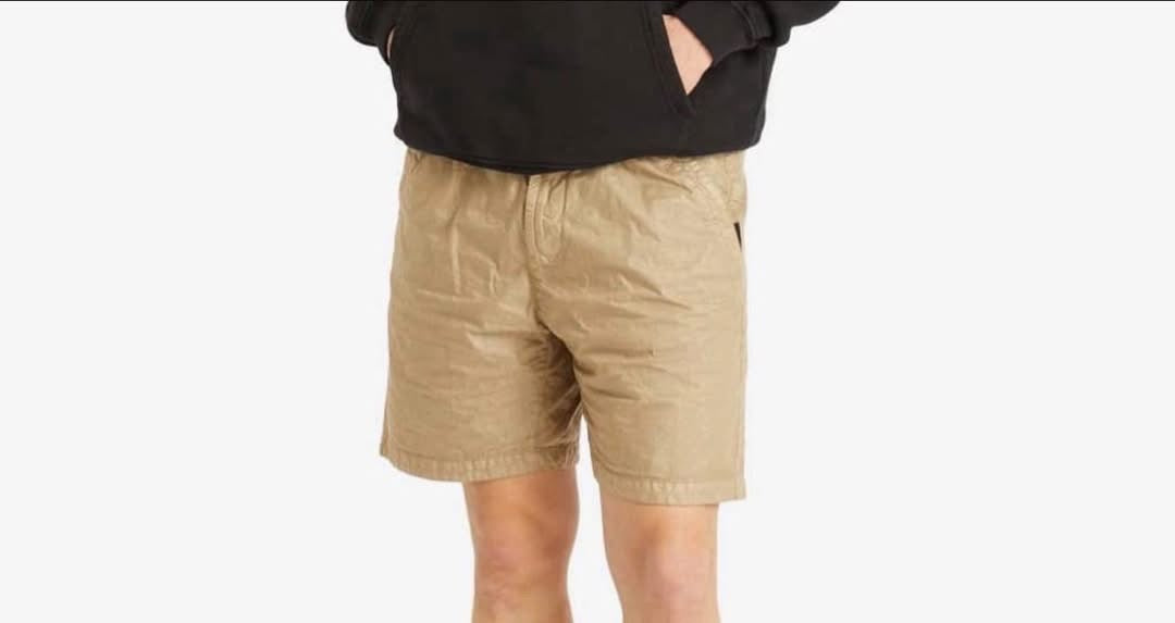 STONE ISLAND ORGANIC NYLON PANAMA-TC SHORTS