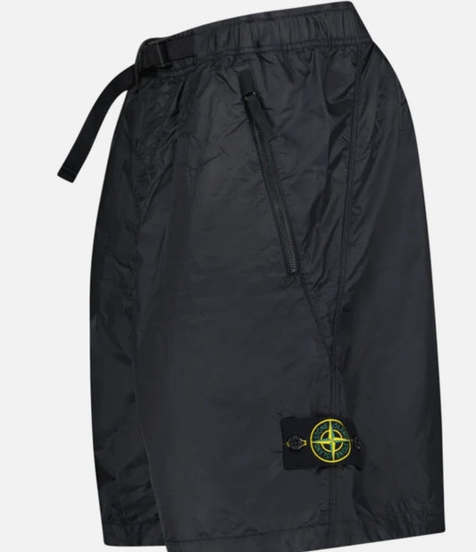 STONE ISLAND LIGHT RIPSTOP CORDURA® ADVANCED FABRICS SHORTS – BLACK