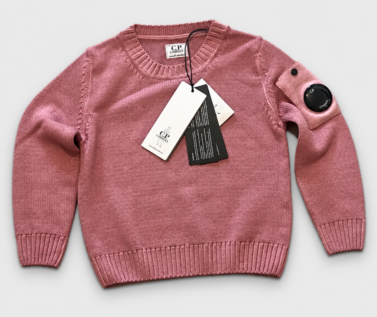 CP COMPANY KNITTED JUNIORS JUMPER