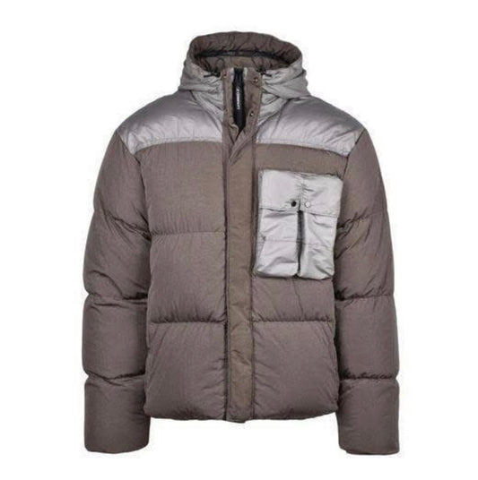 CP COMPANY ECO CHROME-R MIXED GOGGLE DOWN JACKET
